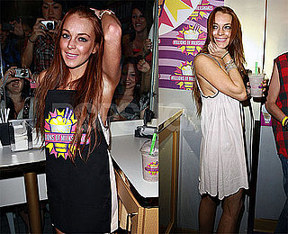 Photos of Lindsay Lohan at Millions of Milkshakes in West Hollywood