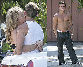 Shirtless Photos of Ryan Phillippe Kissing Abbie Cornish in LA
