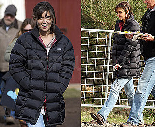 Photos of Katie Holmes on Set in Australia