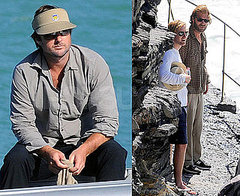 Photos of Andrew Wilson, Luke Wilson, Owen Wilson on Vacation in Italy