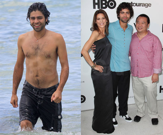 Photos of Adrian Grenier Shirtless in Miami
