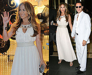 Photos of Jennifer Lopez and Marc Anthony at Yamamay Boutique in Rome