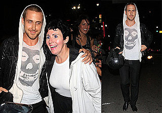 Photos of Ryan Gosling Getting Mobbed by Fans Outside of Bardot