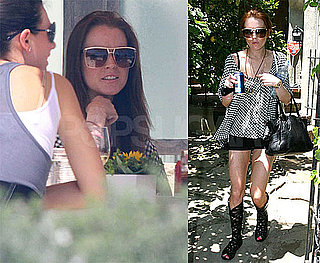 Photos of Lindsay Lohan Lunching in LA, Rumored New Movie Role Offered to Her, Meltdown on Samantha's Stoop