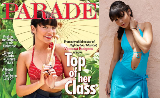 Photos of Vanessa Hudgens in Parade Magazine 