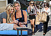 Photos of Kristin Cavallari, Lo Bosworth, Stephanie Pratt Filming The Hills at the Beach and Shopping in LA