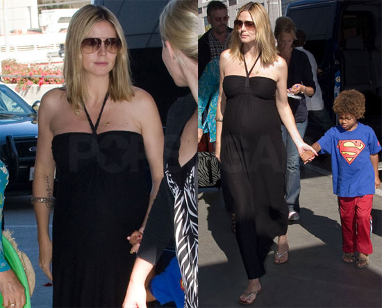 Photos of Heidi Klum and Family at LAX