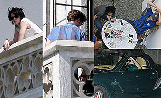 Photos of Kristen Stewart and Robert Pattinson on a Balcony at the Chateau Marmont