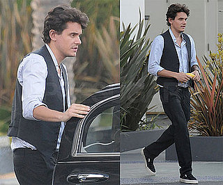 Photos of John Mayer at Recording Studio, Plans to Remake Michael Jackson's "Will You Be There" With Whitney Houston