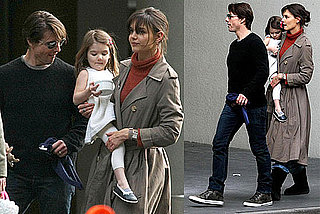Photos of Suri Cruise, Tom Cruise, Katie Holmes on Set in Melbourne, Australia