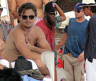 Photos of Shirtless Leonardo DiCaprio Vacationing on Beach in Ibiza