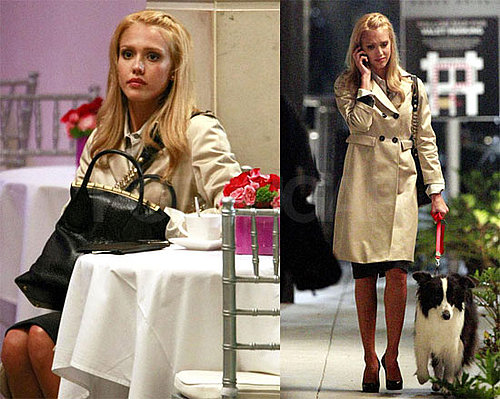 Photos of Jessica Alba on Set of Valentine's Day in LA