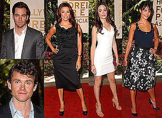 Photos of Eva Longoria, Chris Pine, Emmy Rossum at Hollywood Foreign Press Association Luncheon