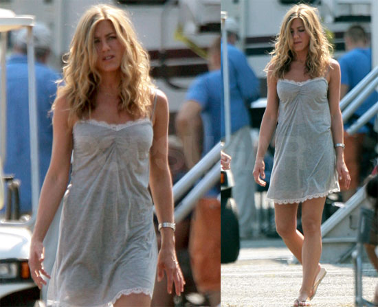 Photos of Jennifer Aniston on Set Photos of Jennifer Aniston on Set