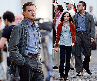 Photos of Leonardo DiCaprio, Ellen Page Filming Inception