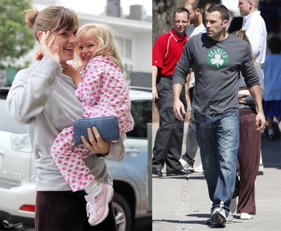 Photos of Ben, Jen and Violet 