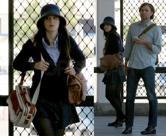 Photos of Zooey Deschanel and Ben Gibbard at LAX Photos of Zooey Deschanel and Ben Gibbard at LAX