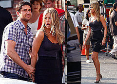 Photos of Jennifer Aniston, Gerard Butler Filming The Bounty Amid Reports Jen Won't Date Normal Guy, Holds Hands with Gerard