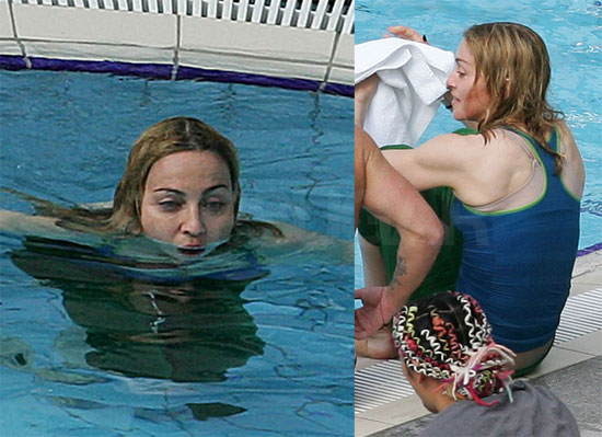 Photos of Madonna in Romania 