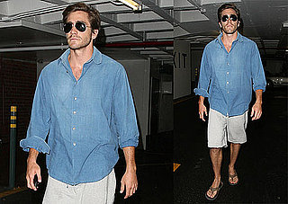 Photos of Jake Gyllenhaal Leaving a Meeting in LA