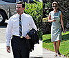 Photos of Jon Hamm and January Jones on Set