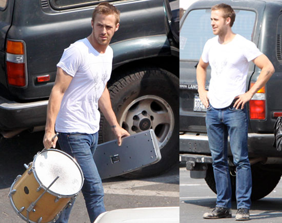 Photos of Ryan Gosling at band practice