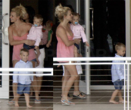 Photos of Britney and the Boys in Miami