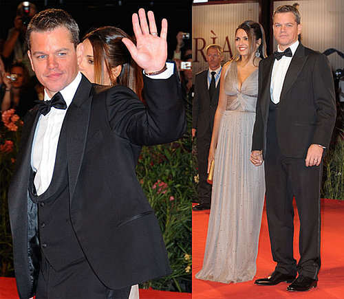 Photos of Matt Damon and Luciana At Venice Film Festival Premiere of The Informant 2009-09-08 07:00:48