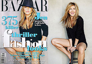 Photos and Quotes of Jennifer Aniston in Australia Harpers Bazaar October 2009