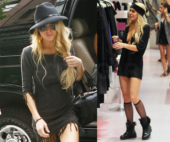 Photos of Lindsay Lohan in Black 