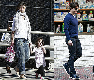Photos of Tom Cruise, Katie Holmes, Suri Cruise, Connor Cruise Shopping in Boston