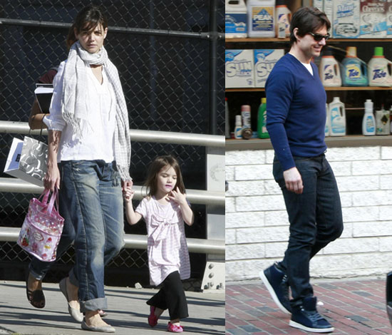 Photos of Katie, Suri, Connor and Tom Photos of Katie, Suri, Connor and Tom