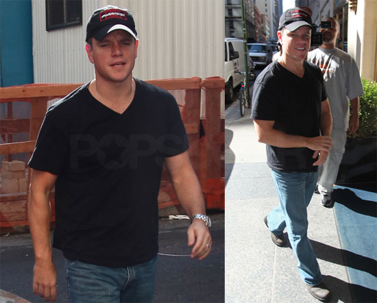 Photos of Matt Damon in NYC