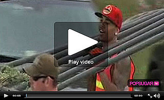 Chris Brown Reports For Day One of Community Service