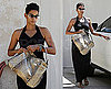 Photos of Halle Holding Purse