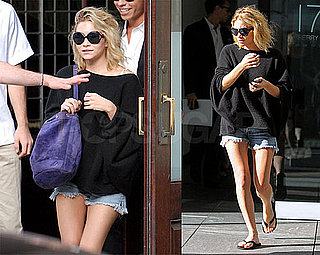 Photos of Ashley Olsen Wearing Oversized Sunglasses in New York City