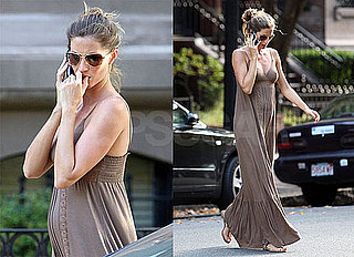 Photos of Pregnant Gisele Bundchen Walking in NYC