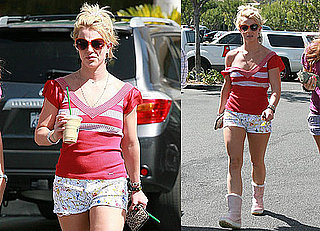 Photos of Britney Spears in LA Getting Starbucks