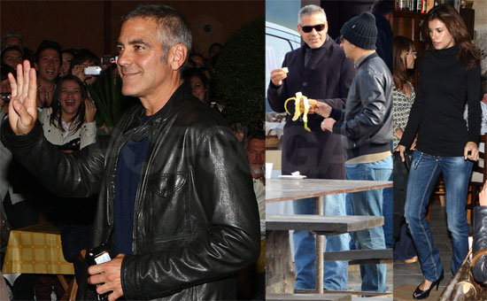 Photos of George Clooney in Italy Photos of George Clooney in Italy