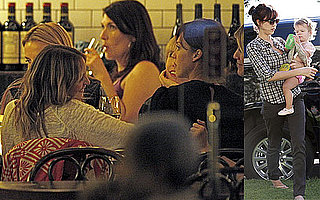 Photos of Nicole Richie and Jessica Alba to Dinner in LA; Jessica With Daughter Honor Warren