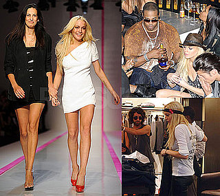 Photos of Lindsay Lohan In Paris On Ungaro Runway Show
