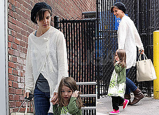Photos of Katie Holmes And Suri Cruise Out in Boston