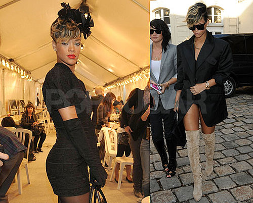 Photos of Rihanna Making the Rounds at Paris Fashion Week
