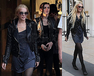 Photos of Lindsay Lohan Shopping in Paris