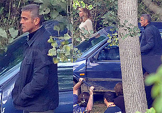 Photos of George Clooney Filming The American in Italy 2009-09-29 11:30:00