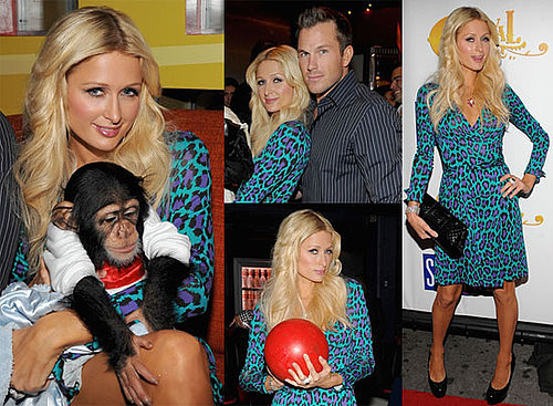 Photos of Paris Hilton With a Chimpanzee, Video of Paris Hilton on Supernatural