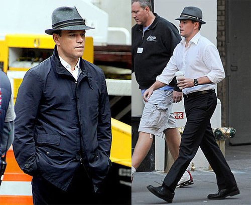 Photos of Matt Damon on Set in NYC