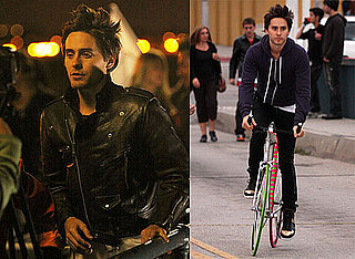 Photos of Jared Leto and His Band Thirty Seconds to Mars Filming Video For Kings and Queens
