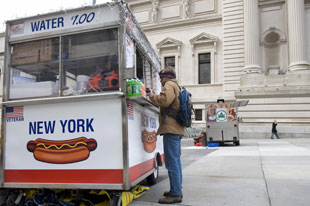 NYC Hot Dog Cart Monthly Rent: Guess How Much