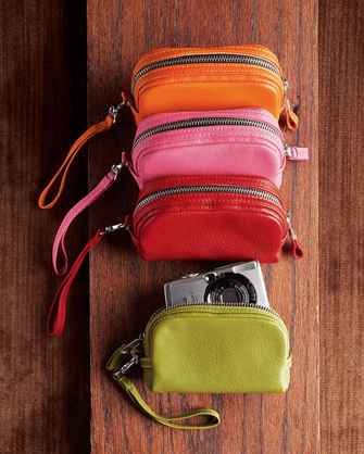Fully Lined Leather Camera Cases From Neiman Marcus